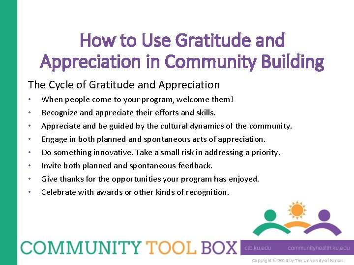 How to Use Gratitude and Appreciation in Community Building The Cycle of Gratitude and