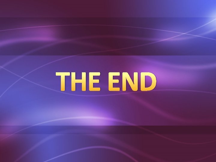 THE END 