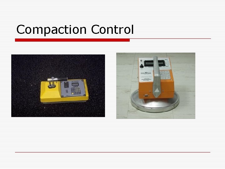 Compaction Control 