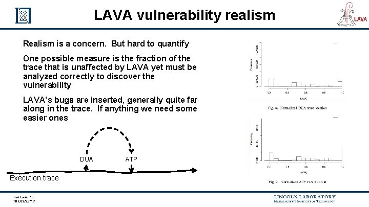 LAVA vulnerability realism Realism is a concern. But hard to quantify One possible measure