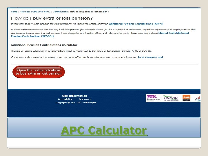 APC Calculator 