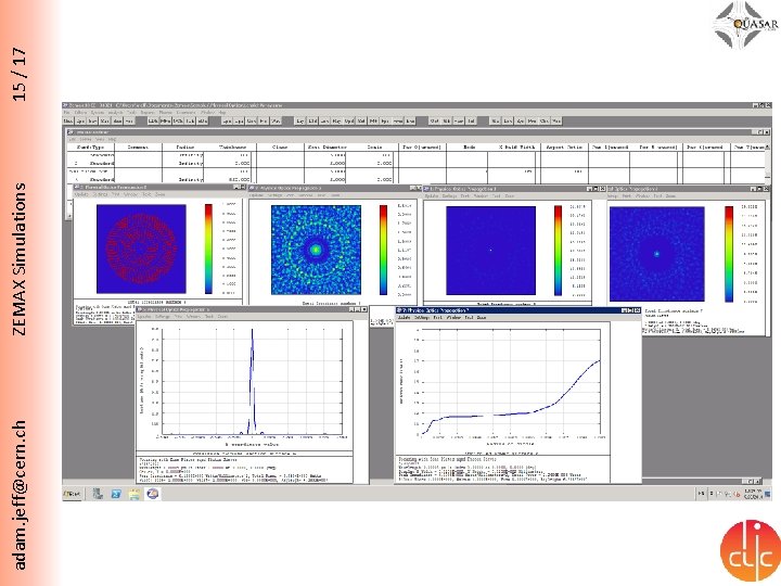 adam. jeff@cern. ch ZEMAX Simulations 15 / 17 