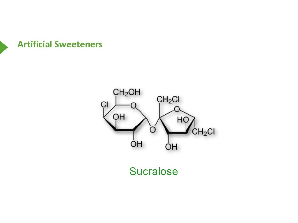 Artificial Sweeteners Sucralose 