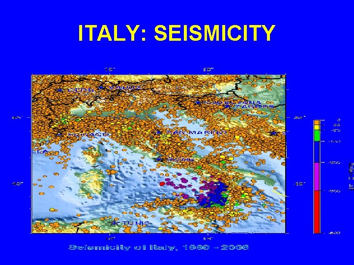ITALY: SEISMICITY 