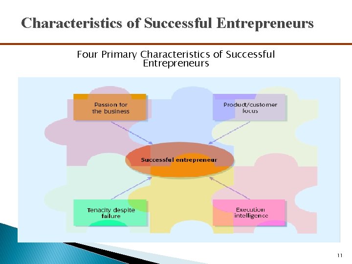 Characteristics of Successful Entrepreneurs Four Primary Characteristics of Successful Entrepreneurs 11 