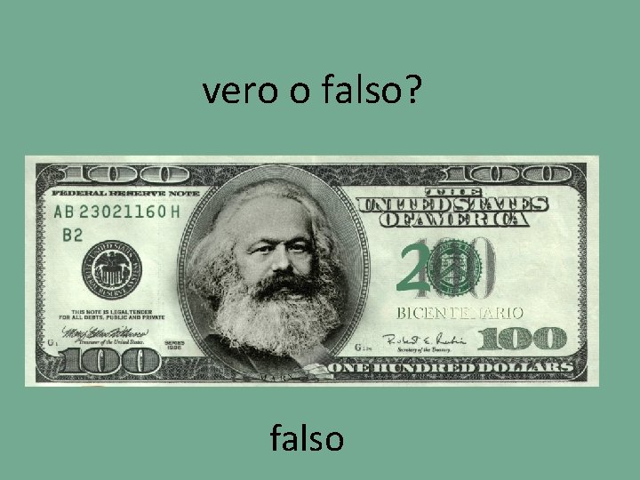 vero o falso? falso 