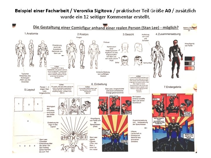 Beispiel einer Facharbeit / Veronika Sigitova / praktischer Teil Größe A 0 / zusätzlich