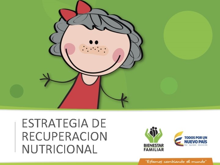 ESTRATEGIA DE RECUPERACION NUTRICIONAL 