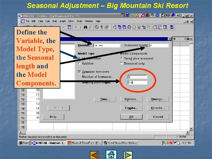 Seasonal Adjustment – Big Mountain Ski Resort Define the Variable, the Model Type, the