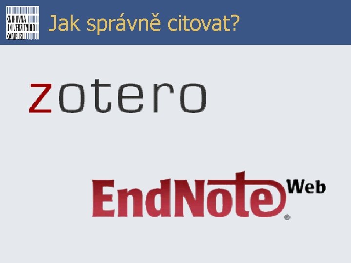 Jak správně citovat? 
