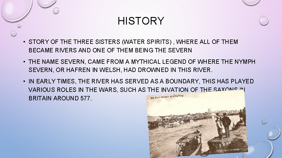 HISTORY • STORY OF THE THREE SISTERS (WATER SPIRITS) , WHERE ALL OF THEM