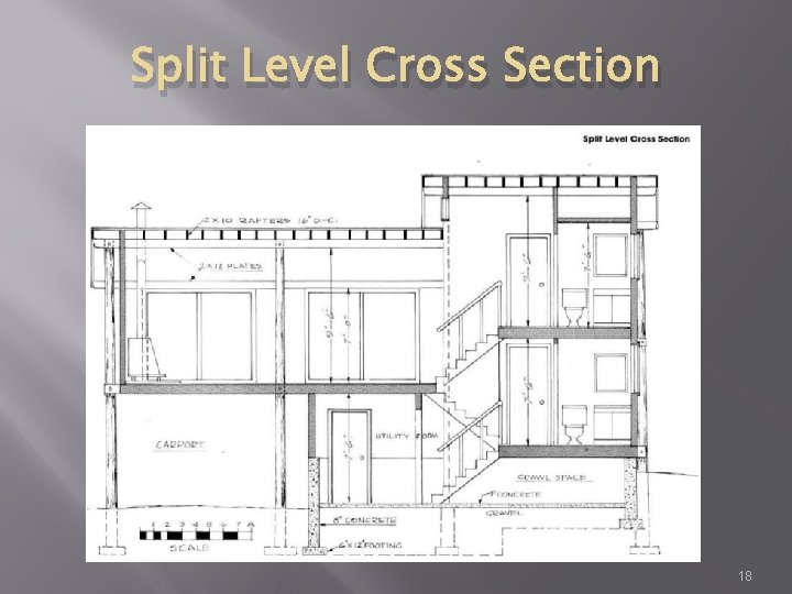 Split Level Cross Section 18 