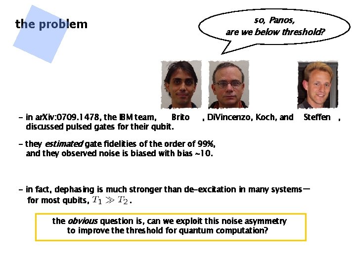 so, Panos, are we below threshold? the problem - in ar. Xiv: 0709. 1478,