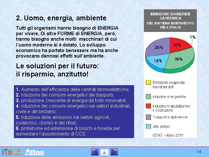 2. Uomo, energia, ambiente Tutti gli organismi hanno bisogno di ENERGIA per vivere, Di