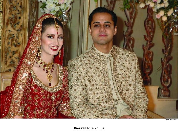 Pakistan bridal couple 