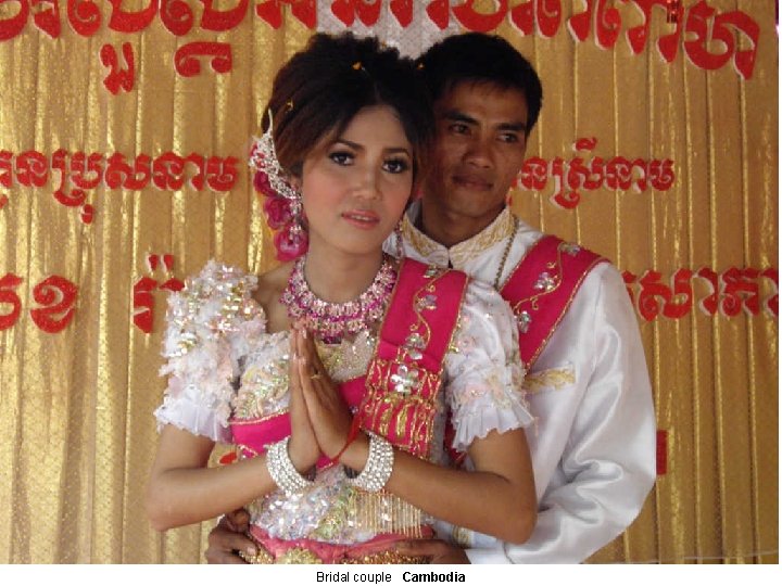 Bridal couple Cambodia 