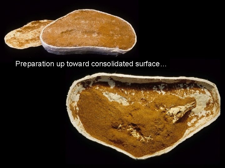 Preparation up toward consolidated surface… 