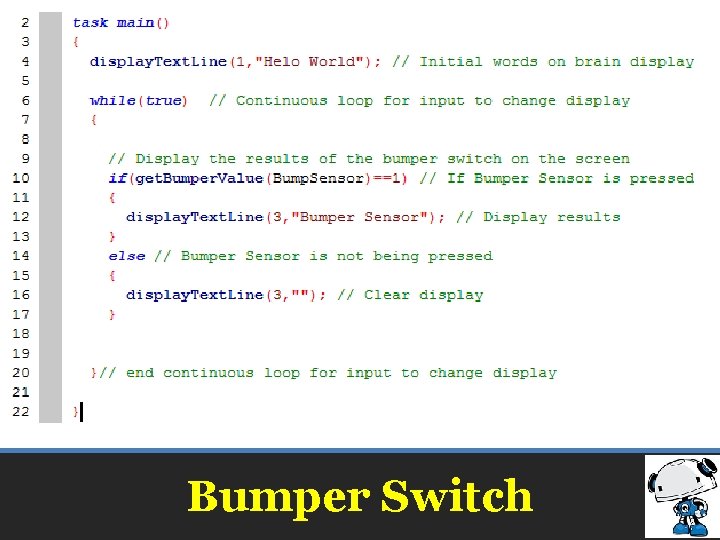 Bumper Switch Bumper Switch