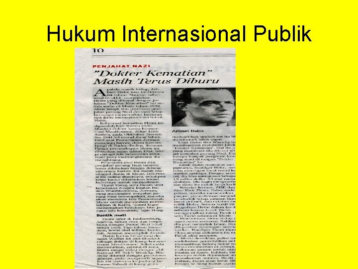 Hukum Internasional Publik 