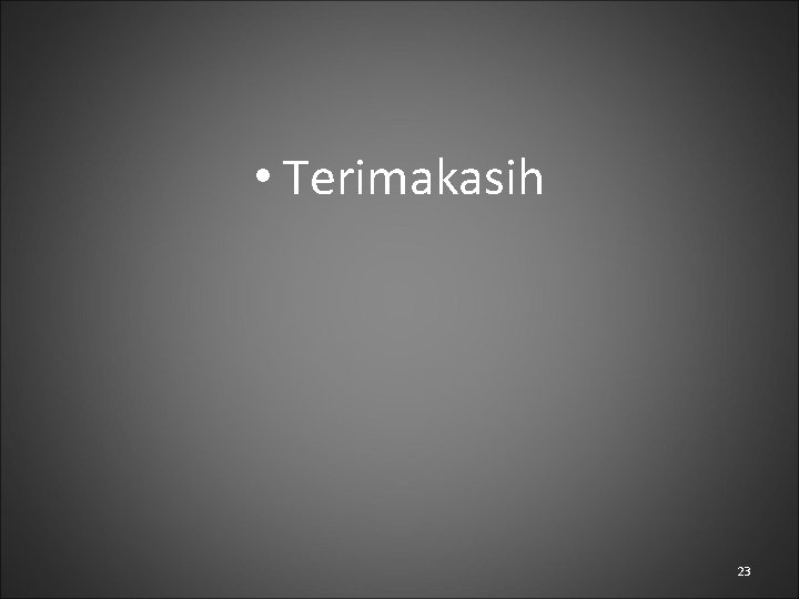  • Terimakasih 23 