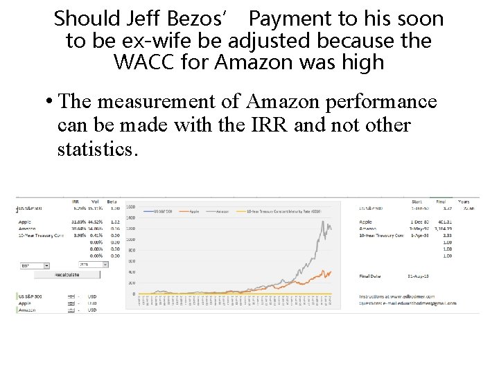 Should Jeff Bezos’ Payment to his soon to be ex-wife be adjusted because the