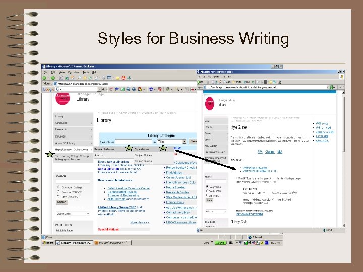 Styles for Business Writing APA Style 