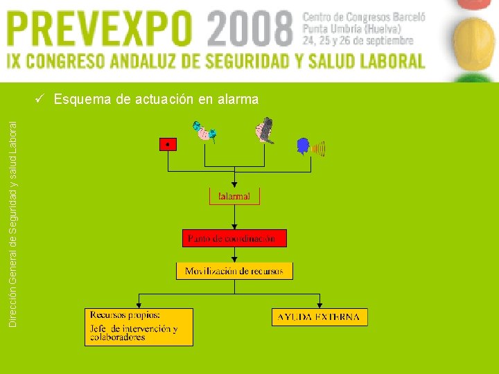 Dirección General de Seguridad y salud Laboral ü Esquema de actuación en alarma 