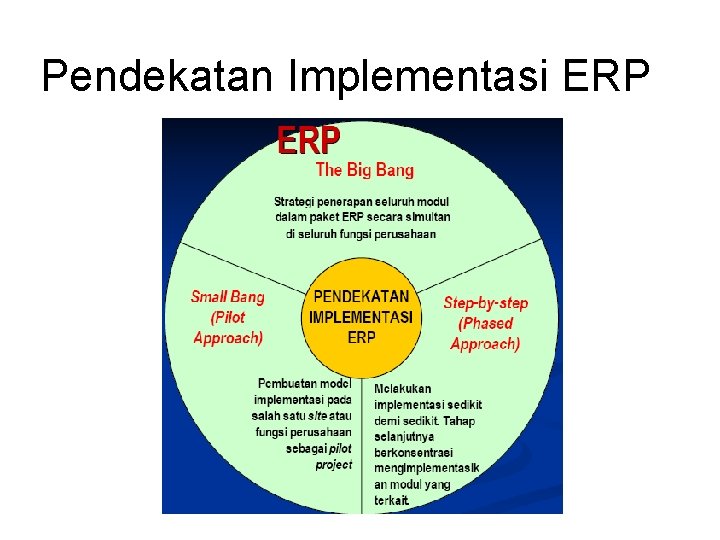 Pendekatan Implementasi ERP 