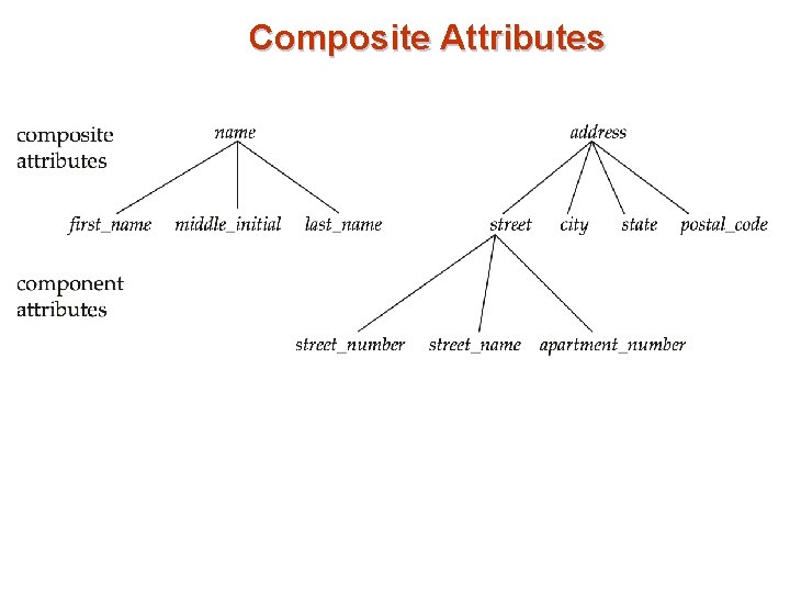 Composite Attributes Composite Attributes