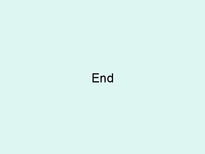 End 
