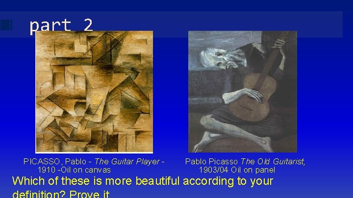  part 2 PICASSO, Pablo - The Guitar Player - 1910 -Oil on canvas