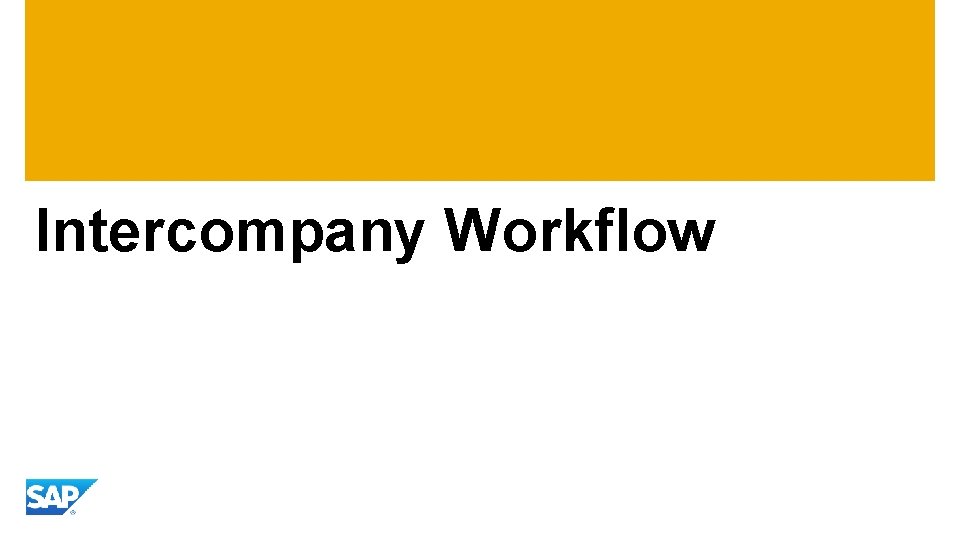 Intercompany Workflow 