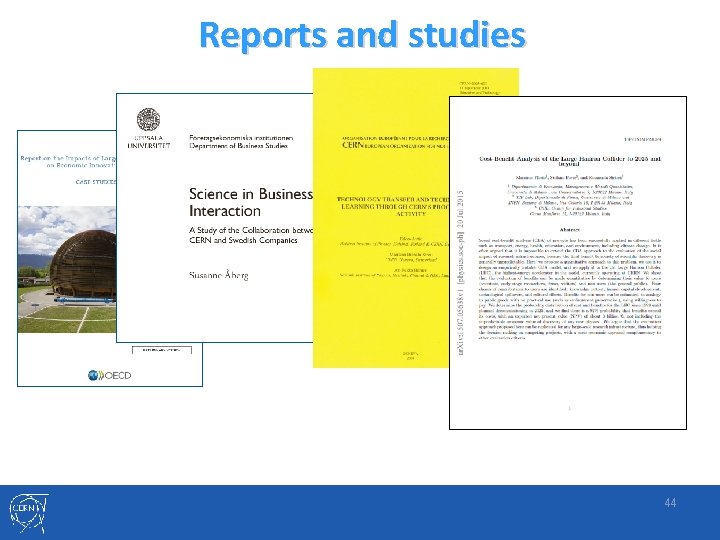 Reports and studies 44 