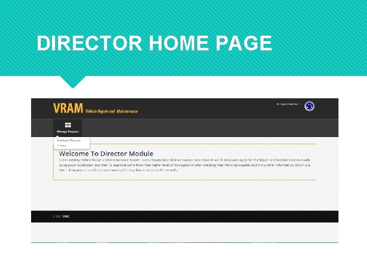 DIRECTOR HOME PAGE 