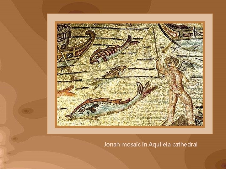 Jonah mosaic in Aquileia cathedral 