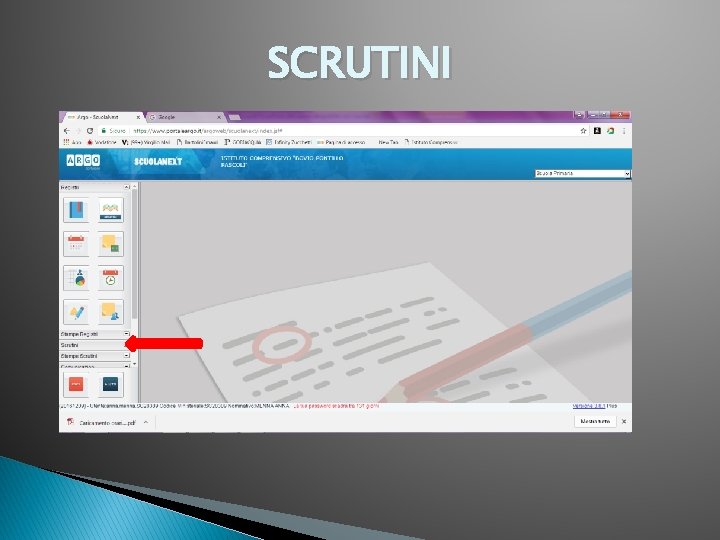 SCRUTINI 