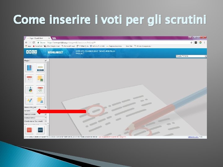 Come inserire i voti per gli scrutini 