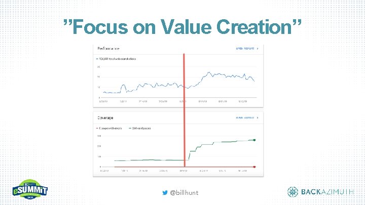 ”Focus on Value Creation” @billhunt 