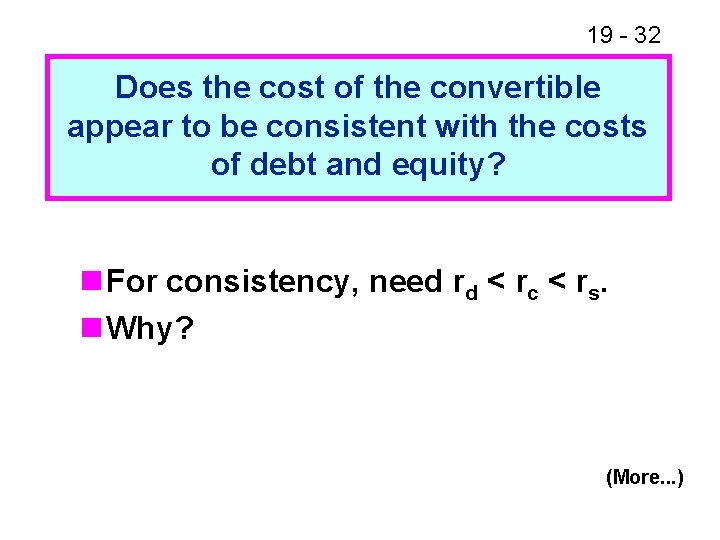 19 - 32 Does the cost of the convertible appear to be consistent with