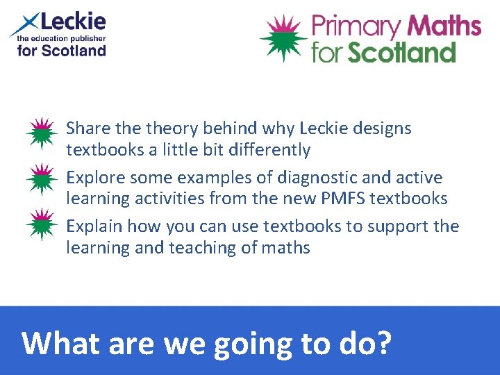 Share theory behind why Leckie designs textbooks a little bit differently Explore some examples