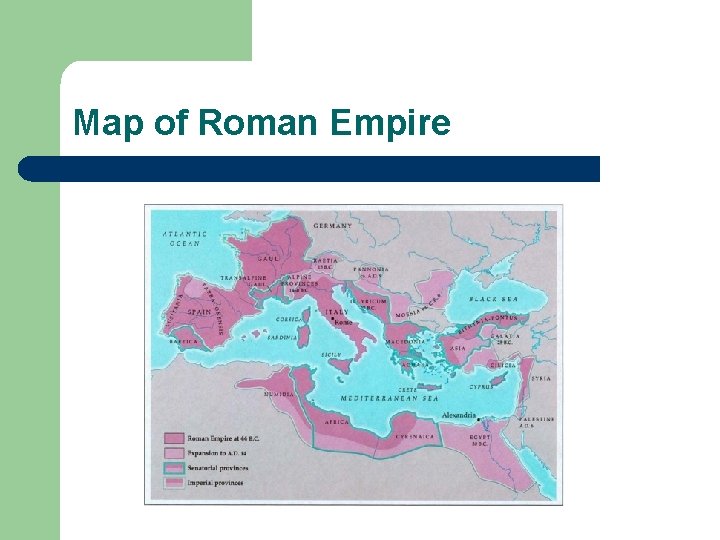 Map of Roman Empire 