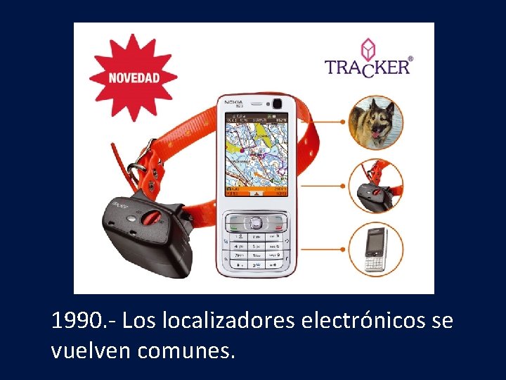 1990. - Los localizadores electrónicos se vuelven comunes. 