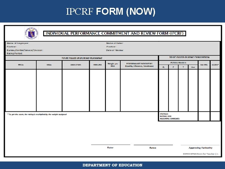 IPCRF FORM (NOW) 