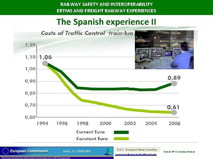 RAILWAY SAFETY AND INTEROPERABILITY ERTMS AND FREIGHT RAILWAY EXPERIENCES The Spanish experience II Sofia,