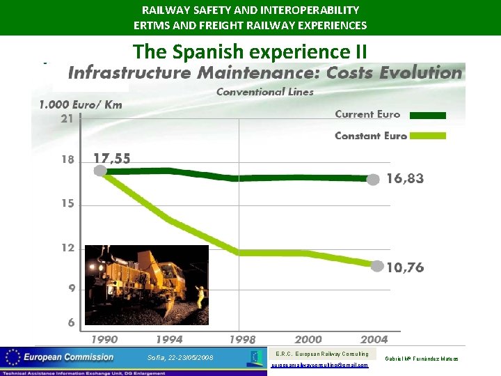 RAILWAY SAFETY AND INTEROPERABILITY ERTMS AND FREIGHT RAILWAY EXPERIENCES The Spanish experience II Sofia,