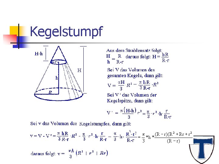 Kegelstumpf 