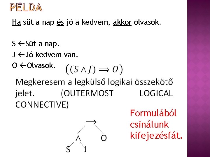 Ha süt a nap és jó a kedvem, akkor olvasok. S Süt a nap.