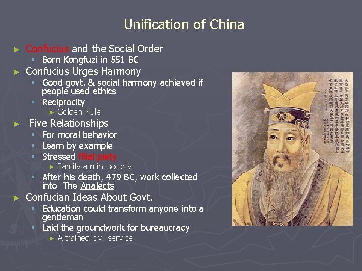 Unification of China ► Confucius and the Social Order ► Confucius Urges Harmony §