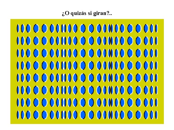 ¿O quizás si giran? . . 