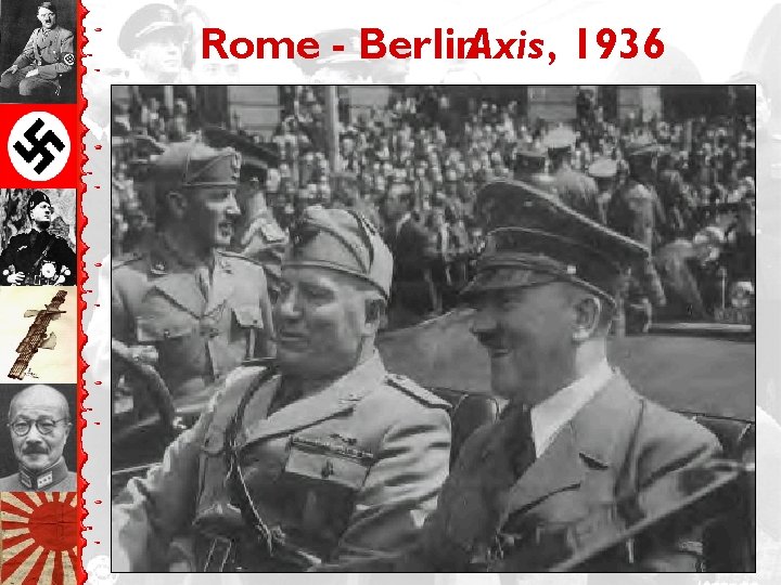 Rome - Berlin. Axis, 1936 